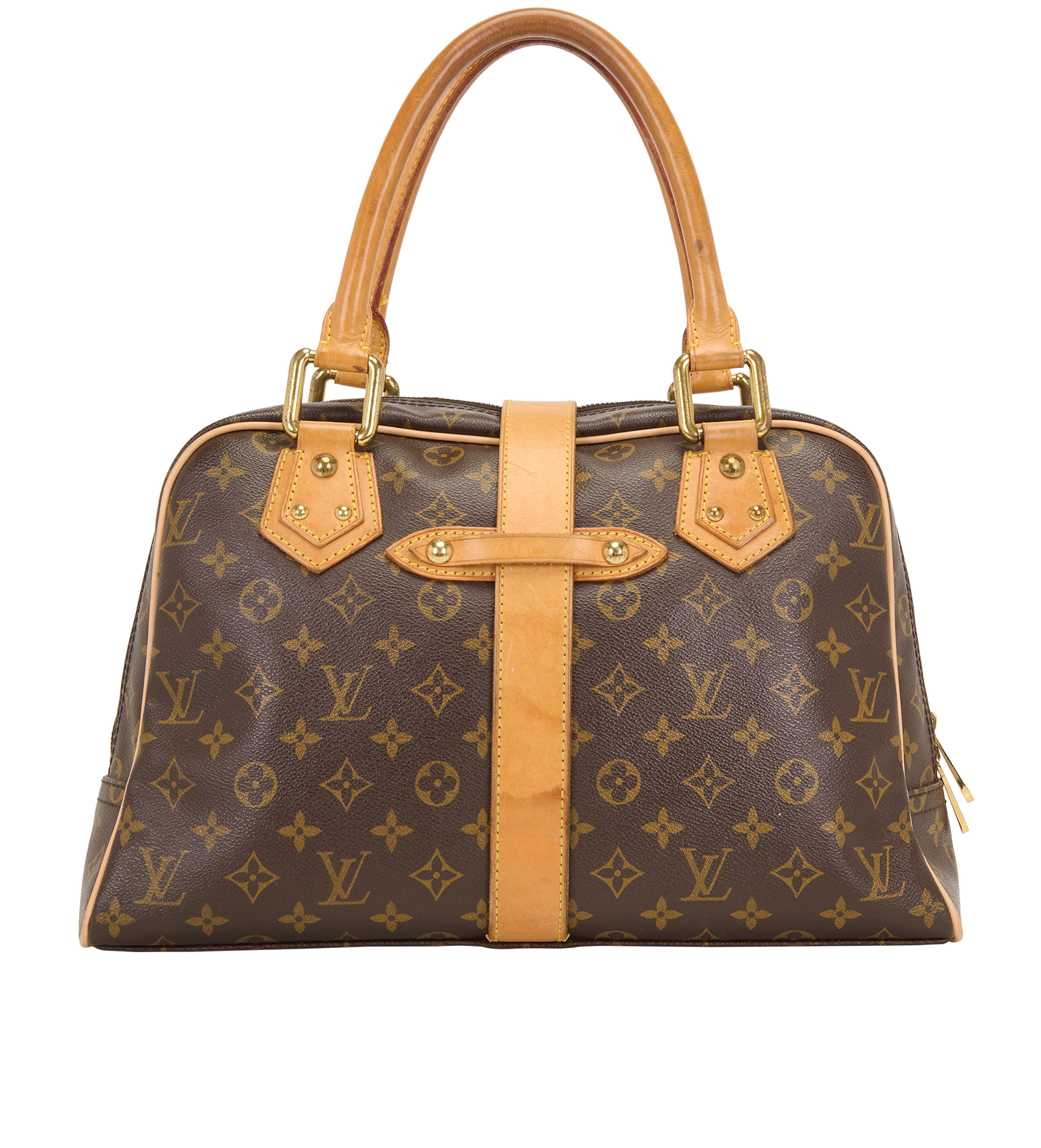 Manhattan GM, &pound;695, Handbags, Brown, Canvas, Back view